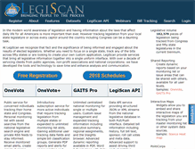 Tablet Screenshot of legiscan.com